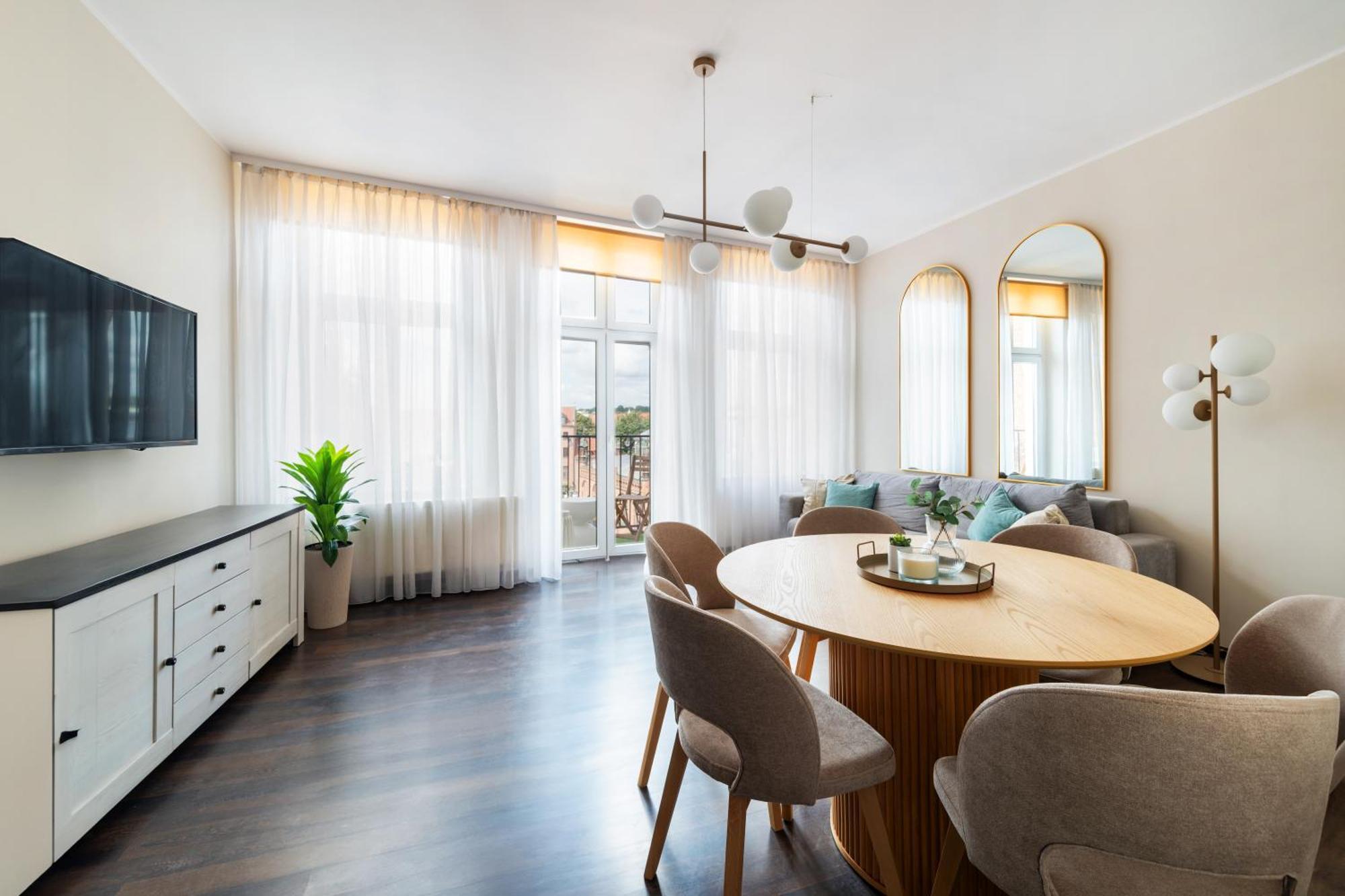 Stunning Apartment With Balcony Danzica Esterno foto
