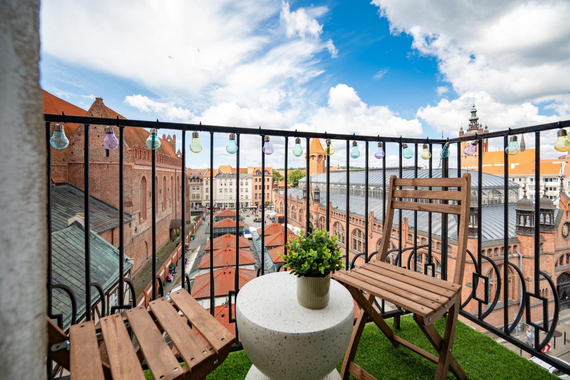 Stunning Apartment With Balcony Danzica Esterno foto